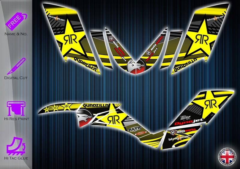 quadzilla 320 / 500 xlc sticker kit