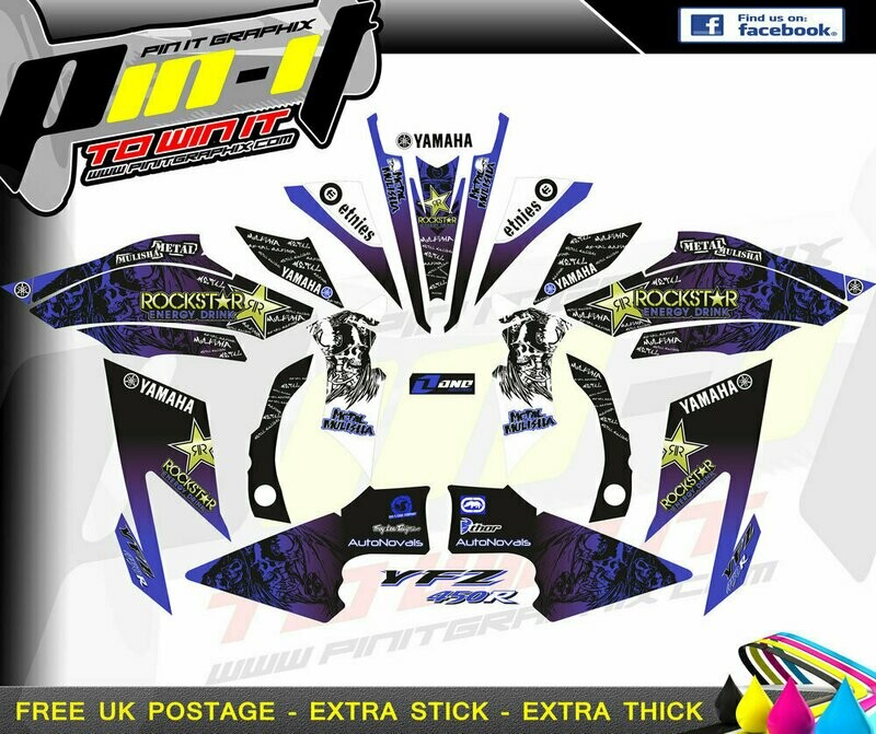 yamaha yfz450r sticker kit