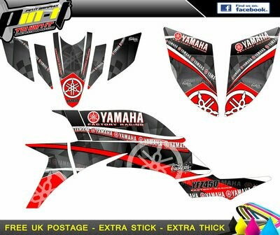 yamaha yfz450 sticker kit 2003-2008 (carb)