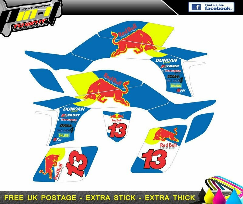 yamaha yfz450 sticker kit 2003-2008 (carb)