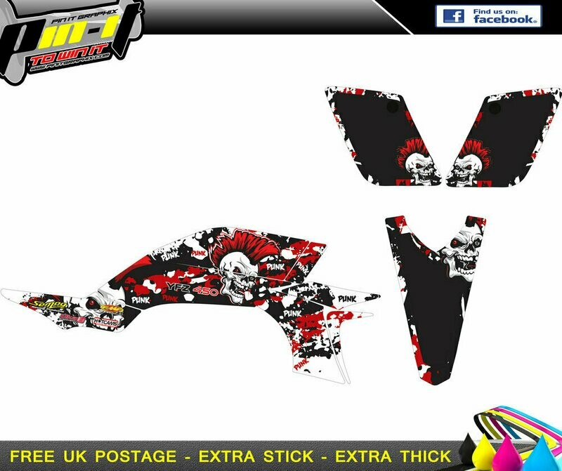 yamaha yfz450 sticker kit 2003-2008 (carb)