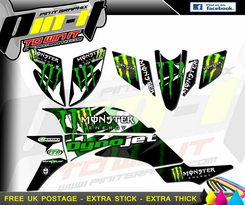 yamaha yfz450 sticker kit 2003-2008 (carb)