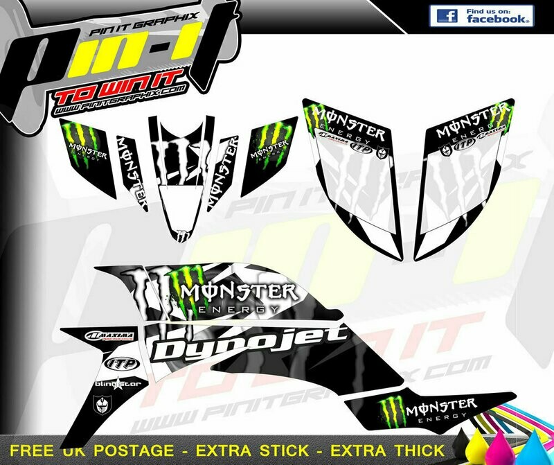 yamaha yfz450 sticker kit 2003-2008 (carb)