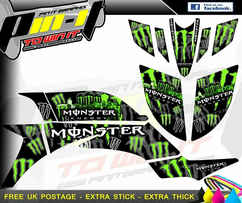 yamaha yfz450 sticker kit 2003-2008 (carb)