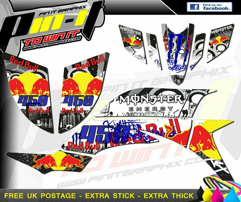 yamaha yfz450 sticker kit 2003-2008 (carb)