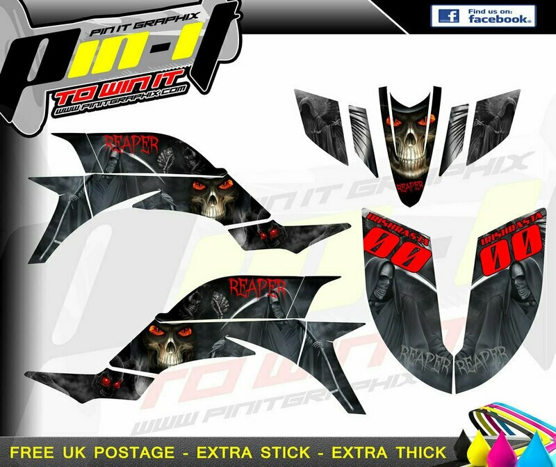 yamaha yfz450 sticker kit 2003-2008 (carb)