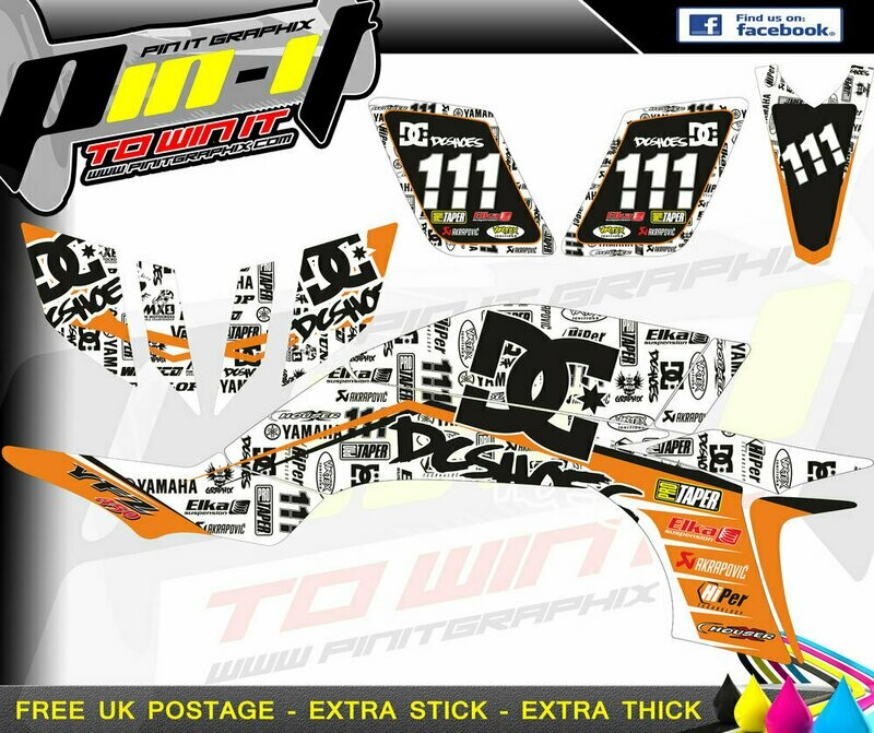 yamaha yfz450 sticker kit 2003-2008 (carb)