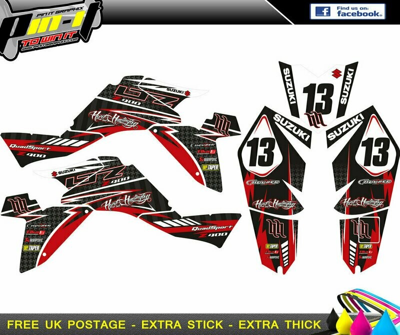 suzuki ltz400 fi sticker kit 2009 -2015