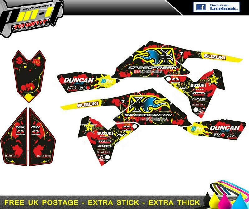 suzuki ltr450 sticker kit