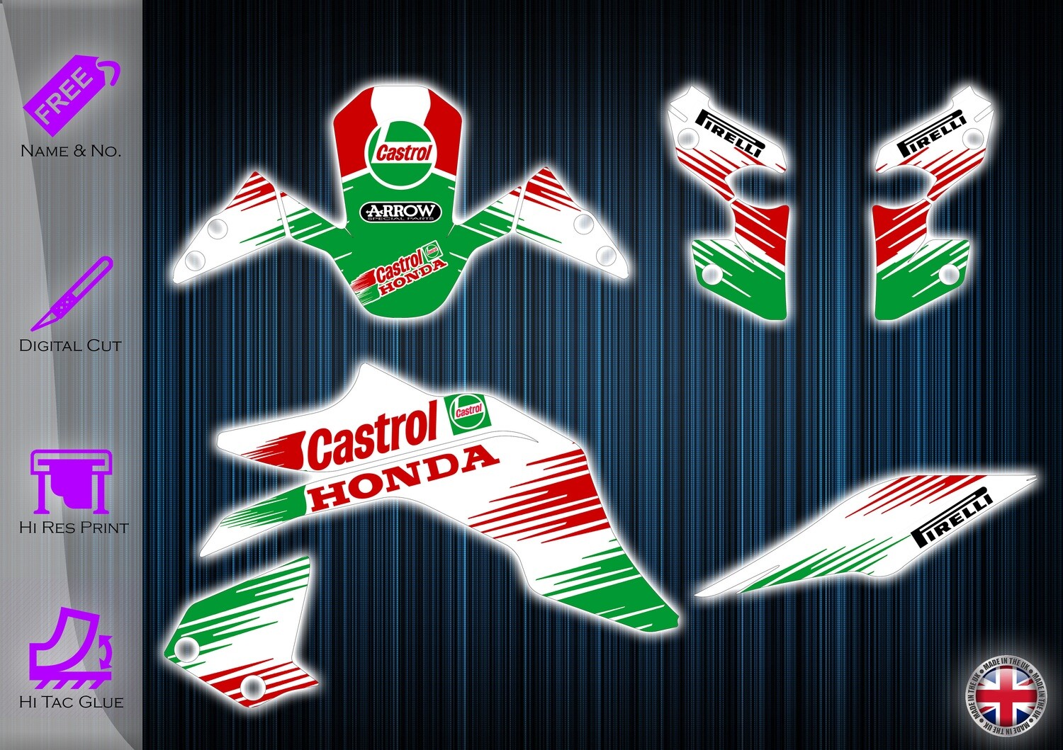 Honda MSX / Grom SF Sticker kit