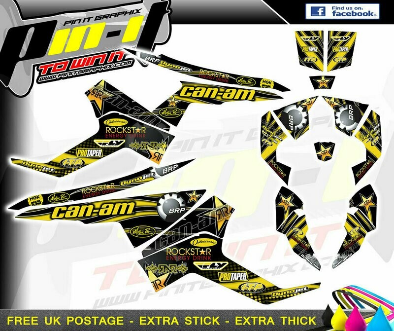 can-am renegade 500 / 800r / 800x / 1000 sticker kit