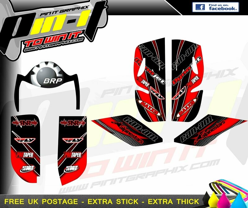 can am ds650 sticker kit