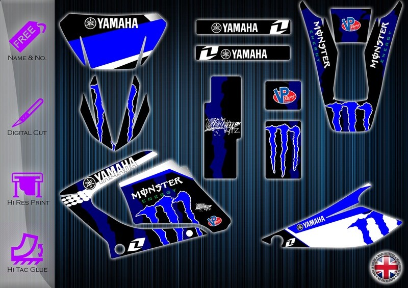 yamaha dt125re (yamaha dtr125x) stickers  2003-2020