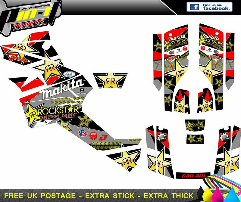 can-am outlander 400 - 800   06-11  sticker kit