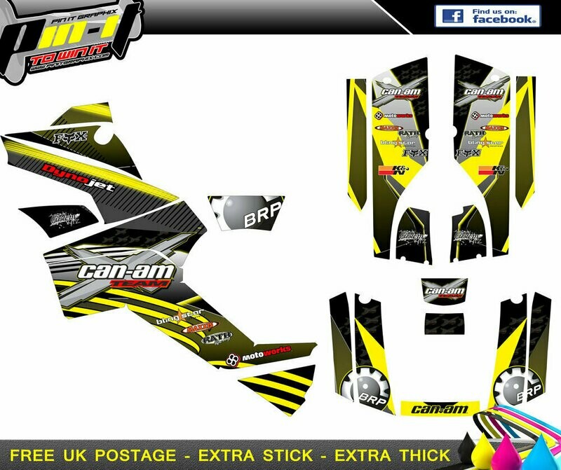 can-am outlander 400 - 800   06-11  sticker kit