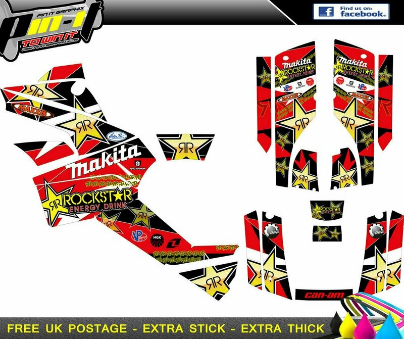 can-am outlander 400 - 800   06-11  sticker kit