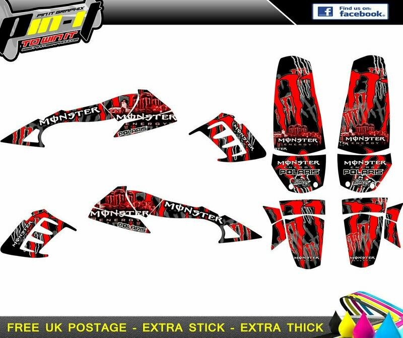 polaris predator sticker kit