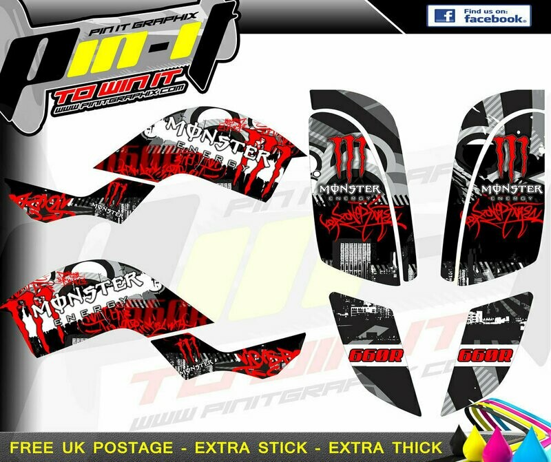 yamaha raptor 660r  sticker kit sticker kit