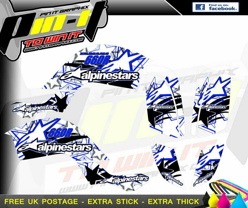 yamaha raptor 660r  sticker kit sticker kit