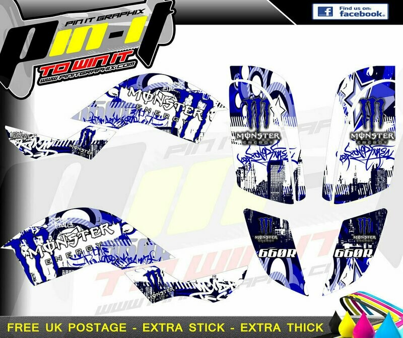 yamaha raptor 660r  sticker kit sticker kit