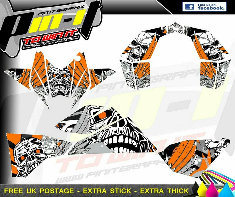 ktm 450 505 525 sticker kit