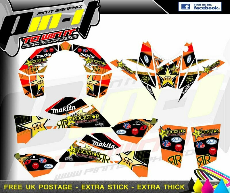 ktm 450 505 525 sticker kit