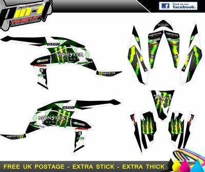 kawasaki kfx450 sticker kit