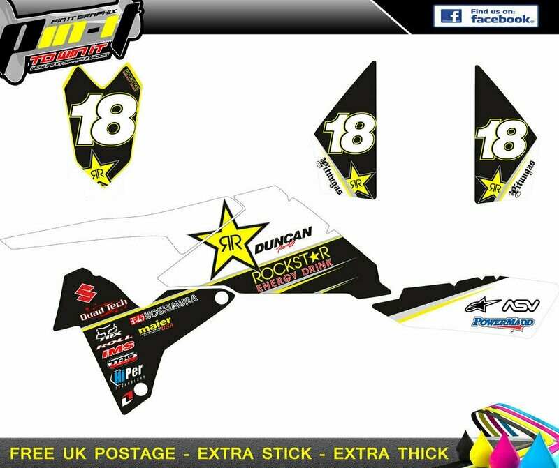 suzuki ltr450 sticker kit