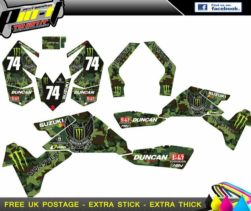 suzuki ltr450 sticker kit