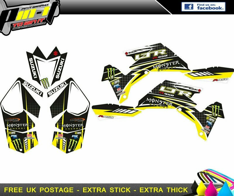 suzuki ltr450 sticker kit