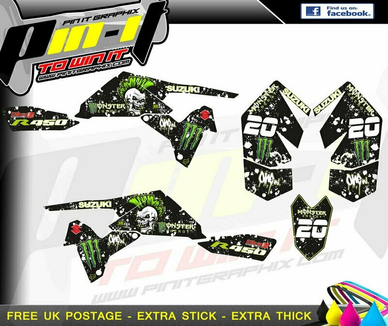 suzuki ltr450 sticker kit