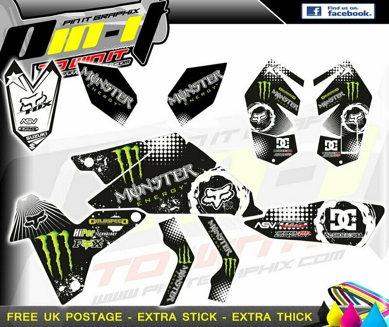 suzuki ltr450 sticker kit