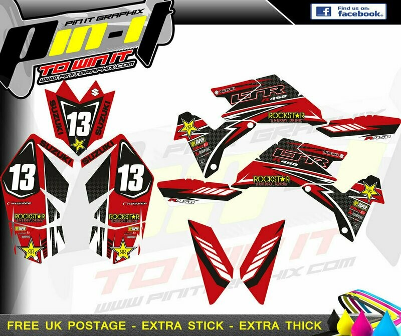 suzuki ltr450 sticker kit