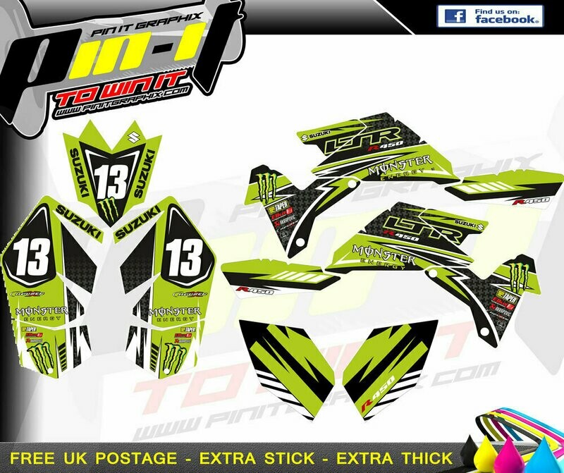 suzuki ltr450 sticker kit