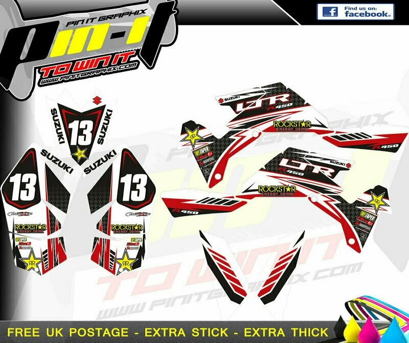 suzuki ltr450 sticker kit