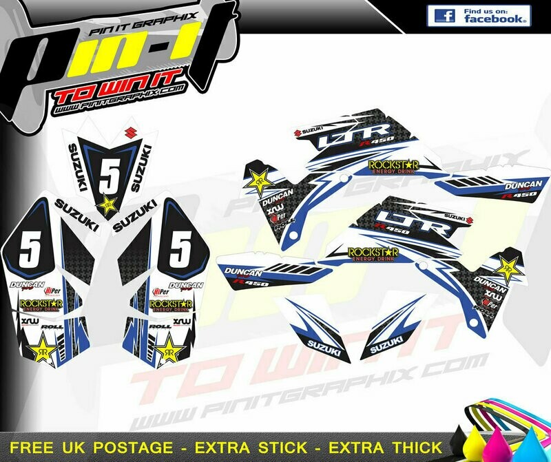 suzuki ltr450 sticker kit