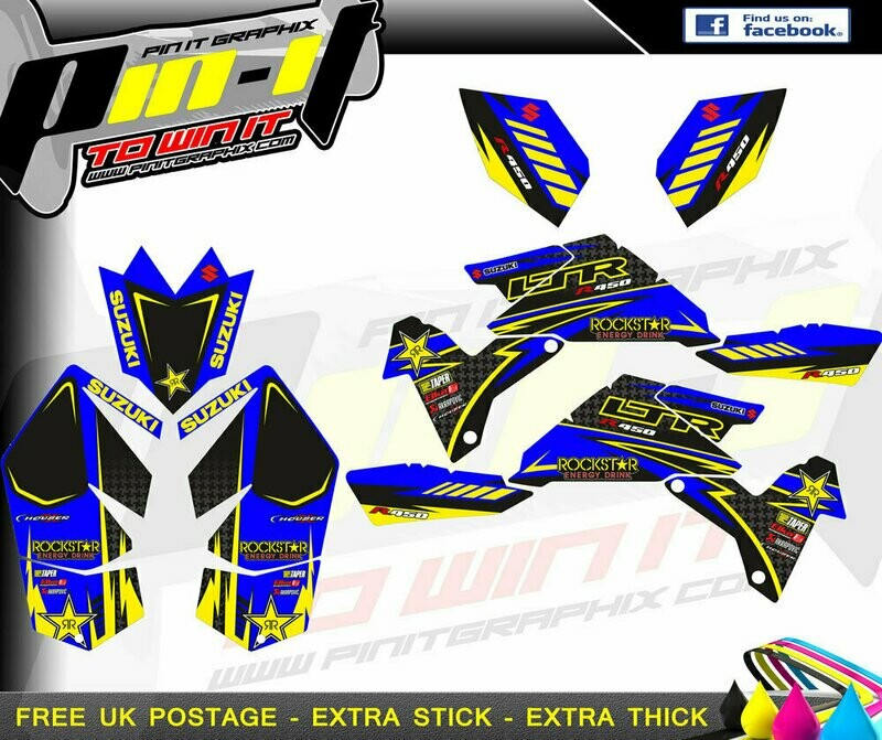 suzuki ltr450 sticker kit