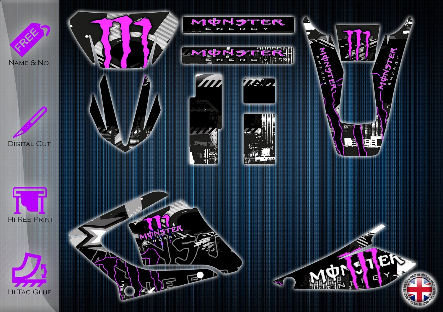 yamaha dt125-re (dtr125x) sticker  2003-2020