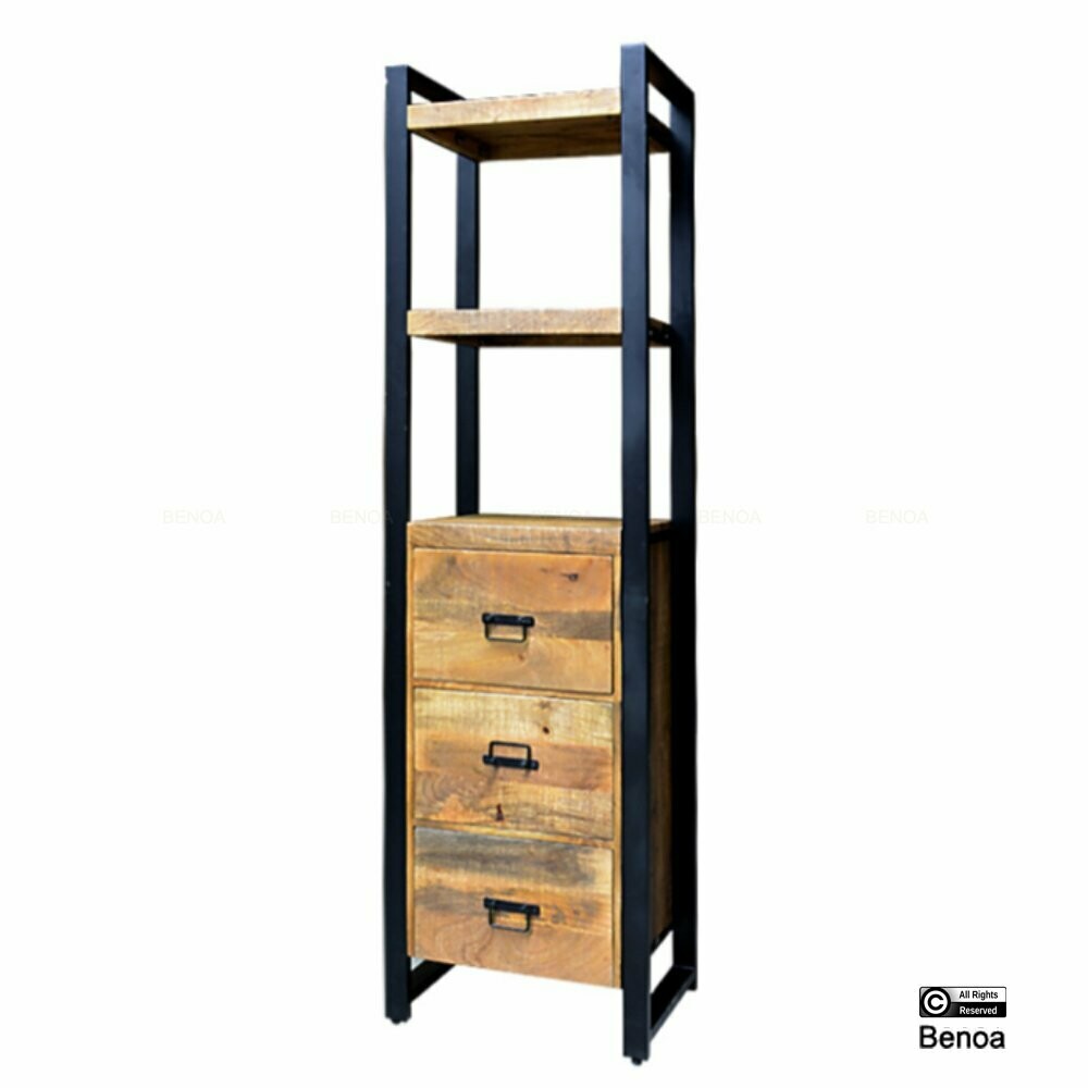 Britt boekenkast met 3 lades 55cm