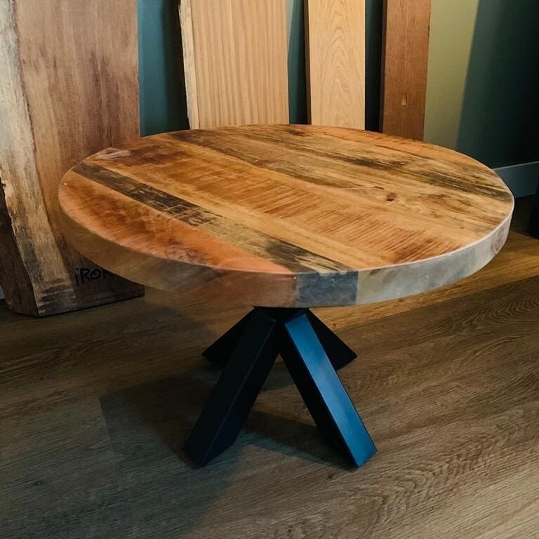 Mango salontafel 4cm (massief) 60x60 cm