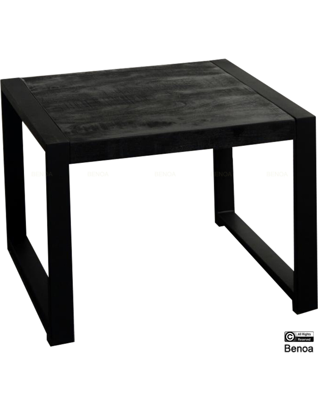 Bijzettafel Britt black 60 cm