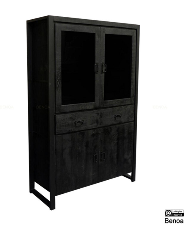 Buffetkast Britt (black) 115cm