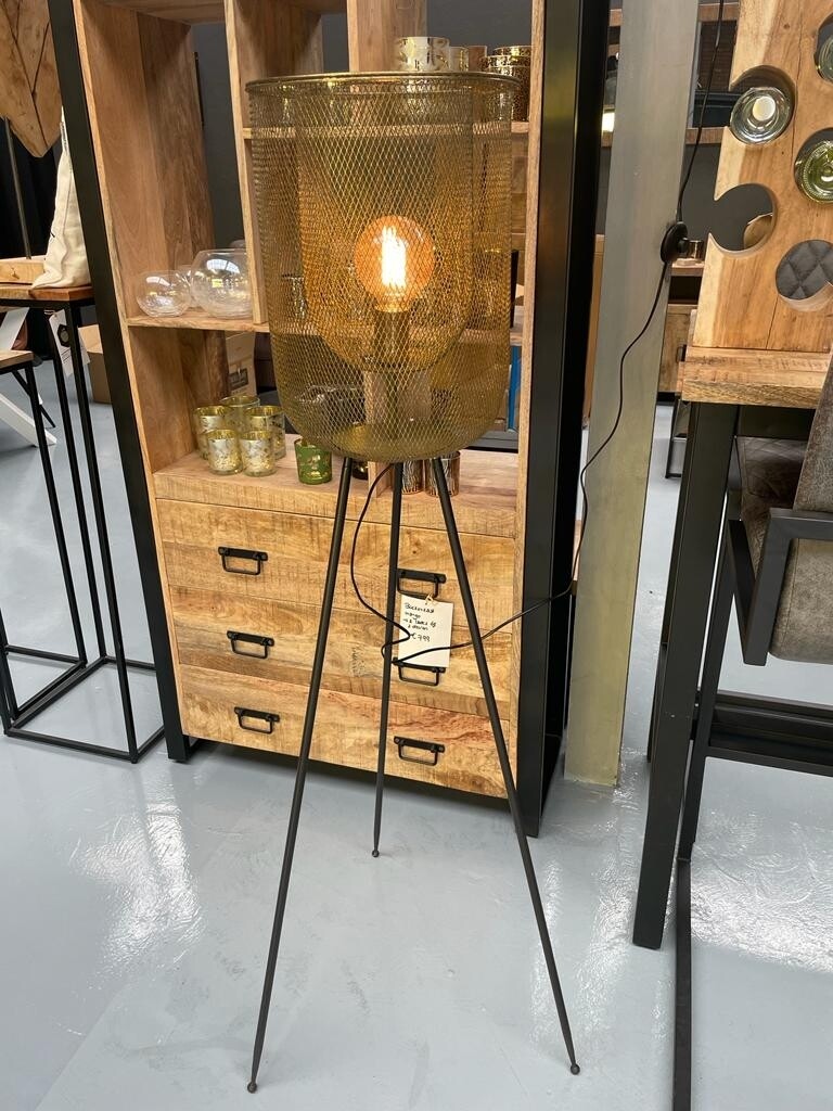 Lamp metaal (goud met zwart)
