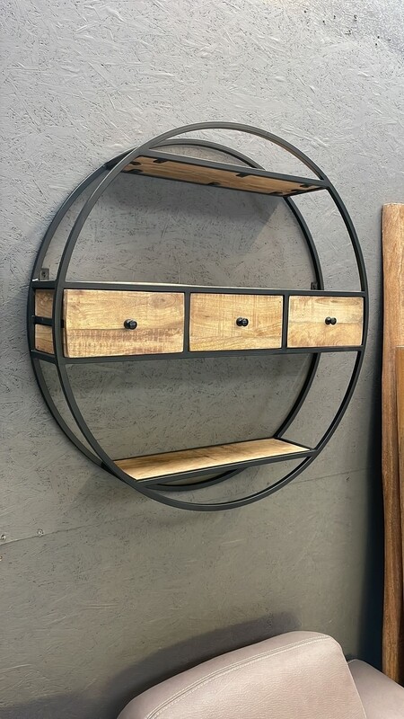 Wandrek (met 3 lades) 80x80x16cm