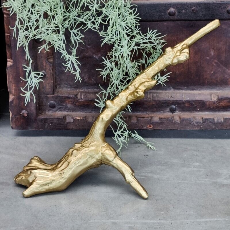 Sculptuur nikkel en goud