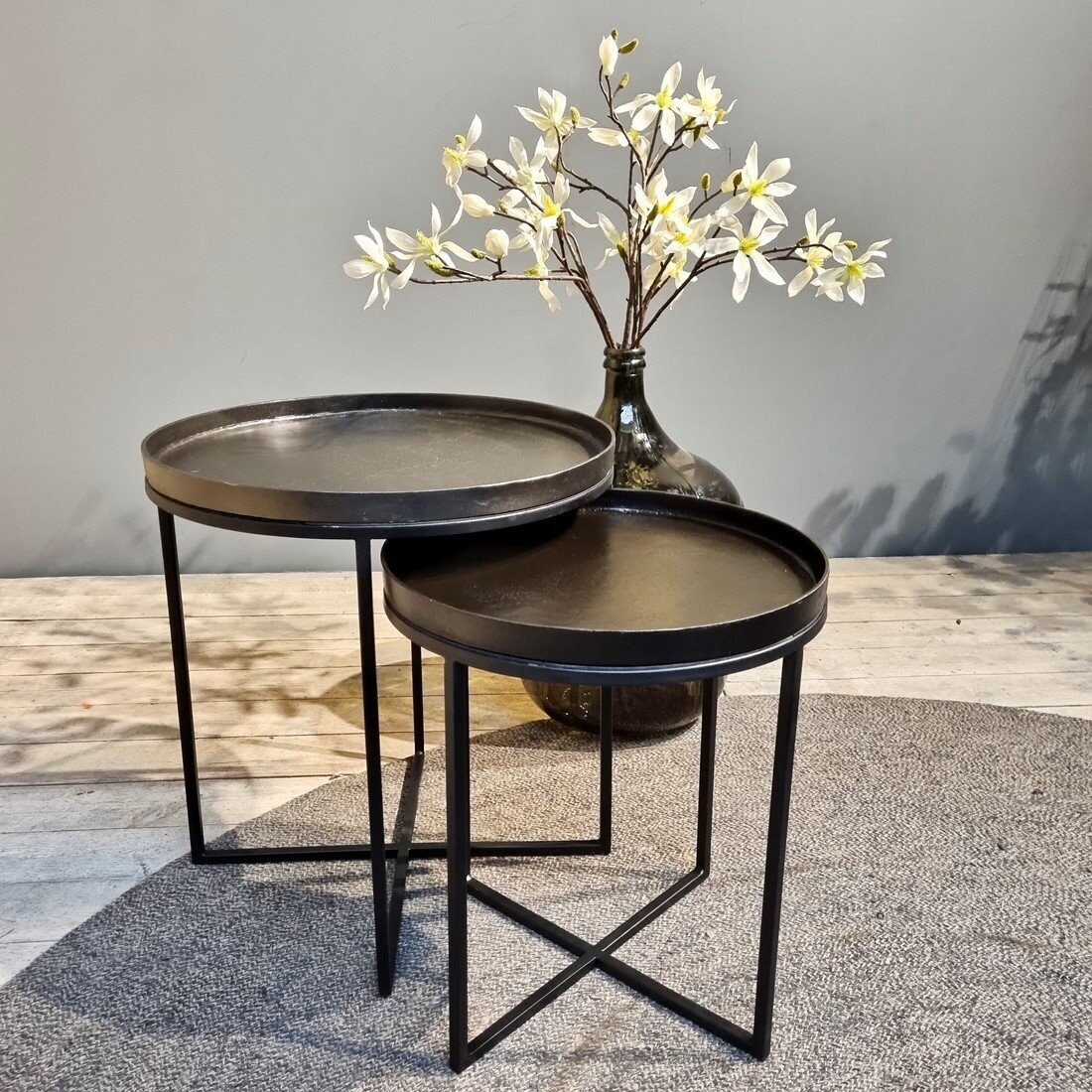 Salontafelset brons/lood