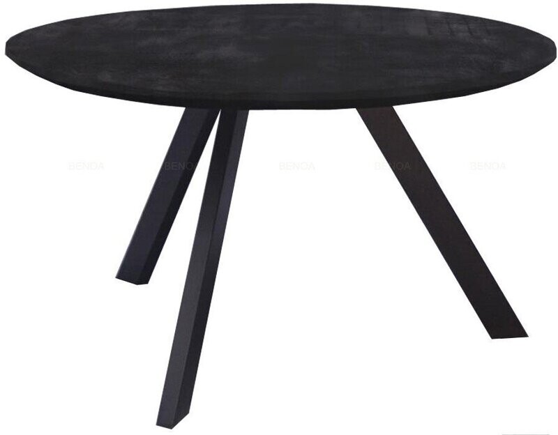 Eettafel Berlin (rond) black edition