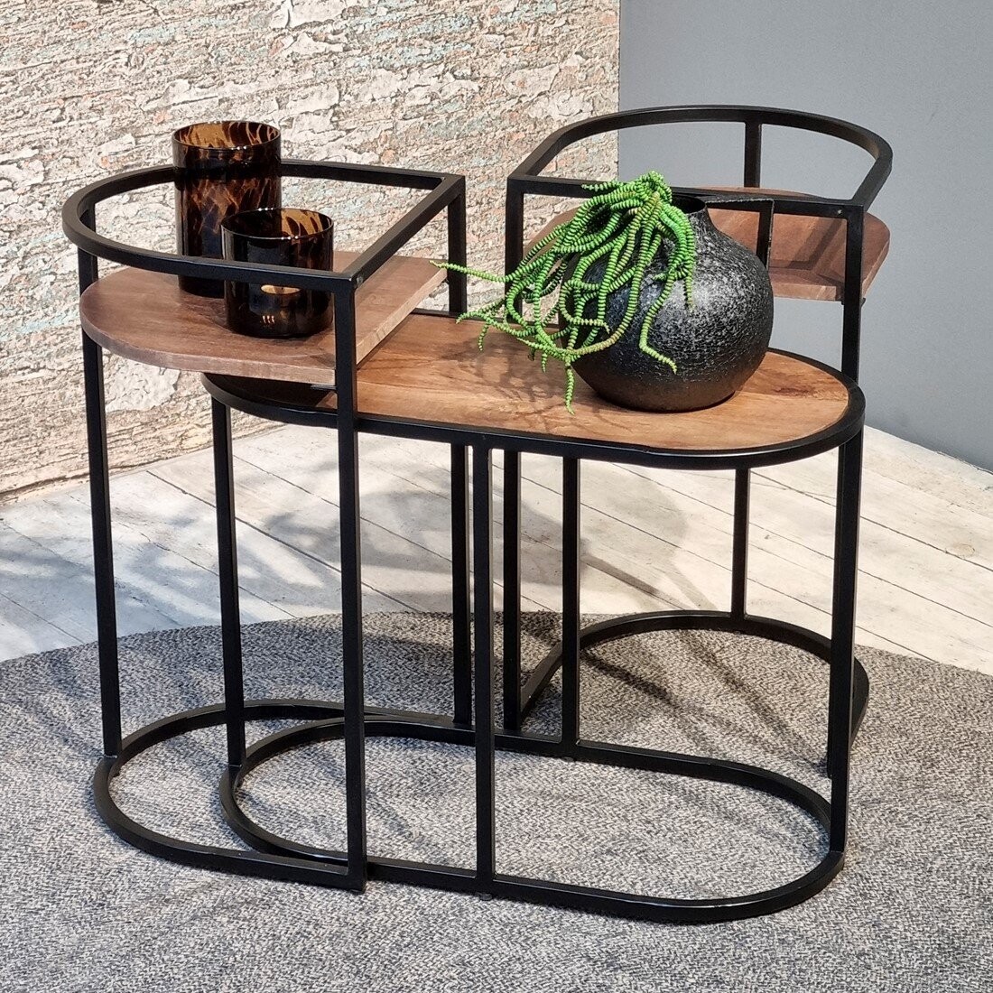 Sidetable Jasmin (set van 3)