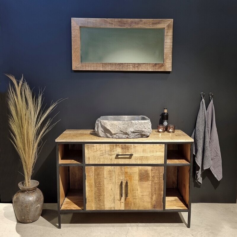 Badkamermeubel mangohout 120cm