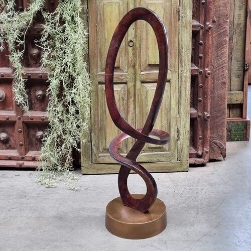 Sculptuur antiek messing